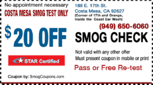 Smog-Check-Station Coupon